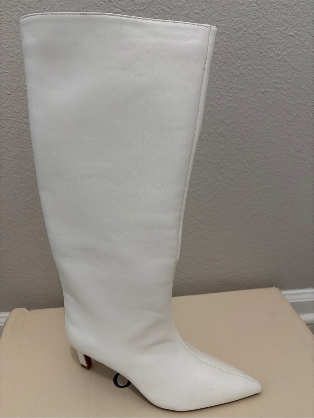 Knee-High Pointed Toe Boots
